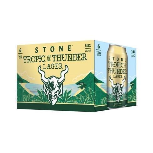 Stone Tropic of Thunder Lager - 6 cans