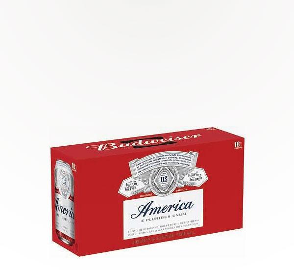 Budweiser American Lager  - 18 cans