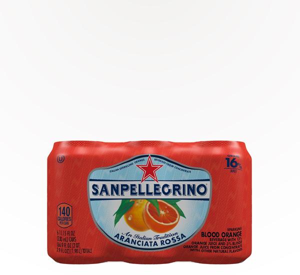 San Pelligrino Blood Orange - 6 cans