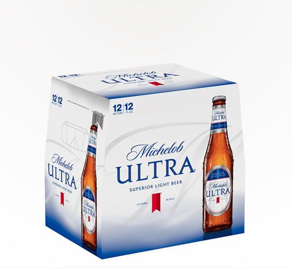 Michelob Ultra American Light Lager  - 12 bottles
