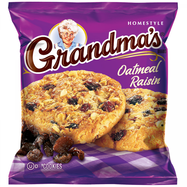 Grandma's Cookies	Oatmeal Rasin  2 1/2oz