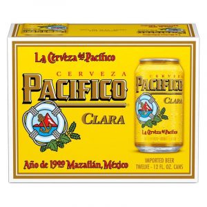 Pacifico Pilsner Style lager 12 cans