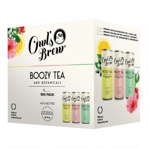 Owl's Brew Boozy Tea Variety Pack 6pk