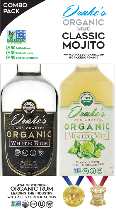 Drake's Organic Rum Classic Mojito Pack