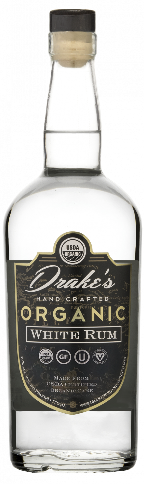Drake's Organic White Rum  750ML
