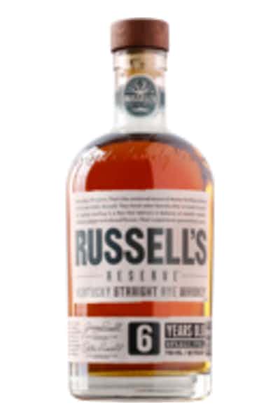 Russel's Reserve Rye  6 Year Whiskey 750ml
