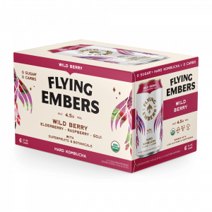 Flying Embers Wild Berry Hard Kombucha