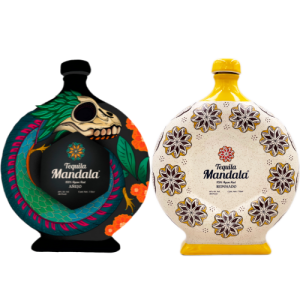 Tequila mandala 2023 limited edition dia de muertos anejo and reposado 2pk